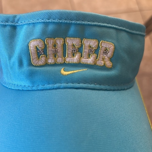 Nike Cheer Kids Visor - Blue and Yellow - Picture 6 of 6